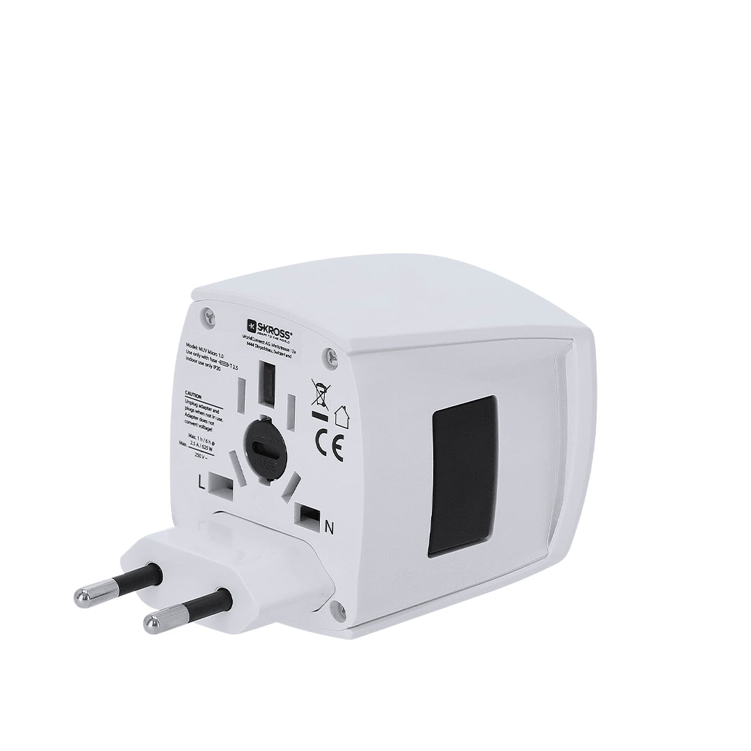 Adaptador Viaje Universal Skross (lote de 50)