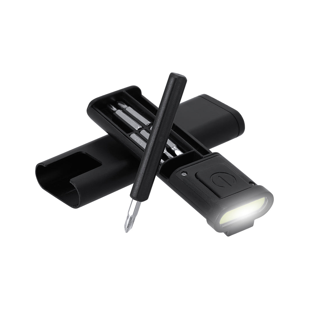 Set de Herramientas con Linterna LED Aluminio Reciclado