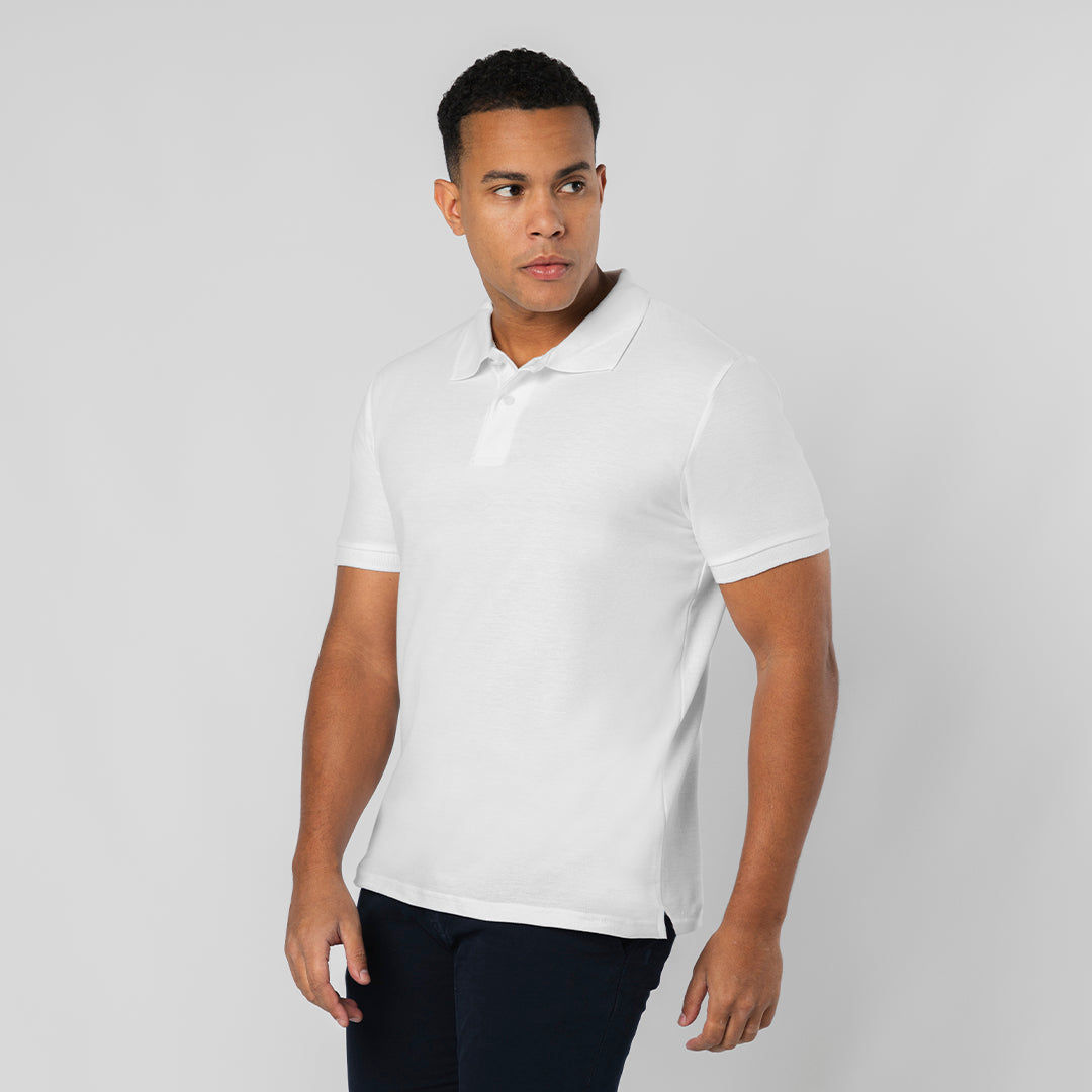 Polo Adulto Blanco (lote de 5)