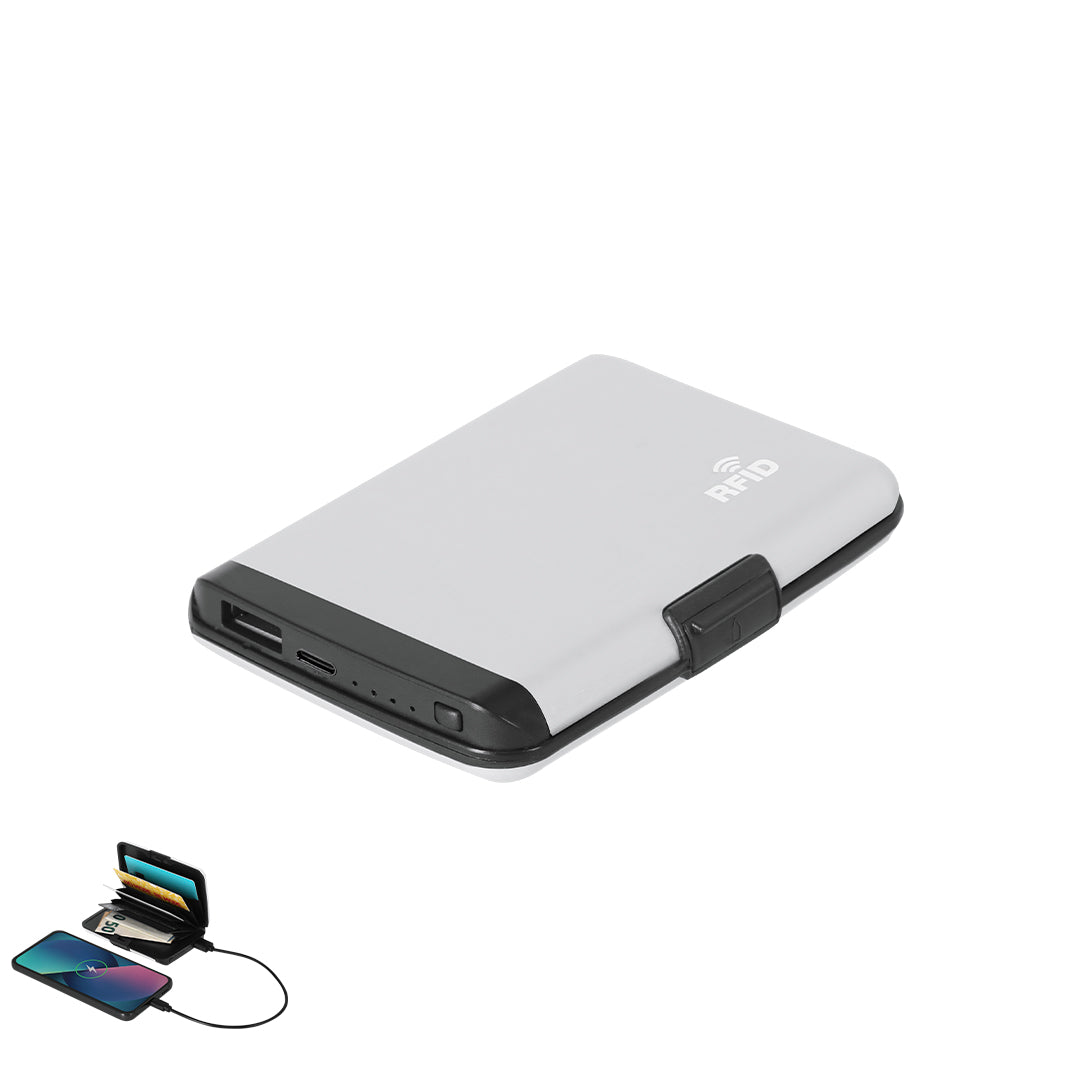 Tarjetero Power Bank (lote de 25)