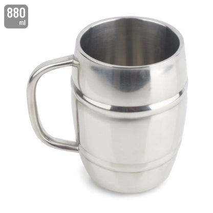 Doppelschichtiger Edelstahlkrug 880ml