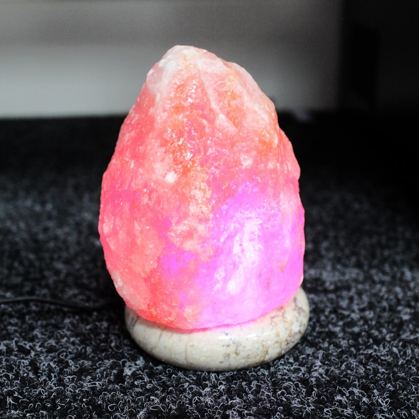 Hochwertige USB-Natursalzlampe – 11,5 cm (mehrfarbig)