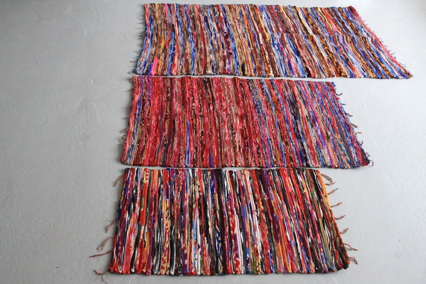 Alfombra grande de trapo - 105x185cm