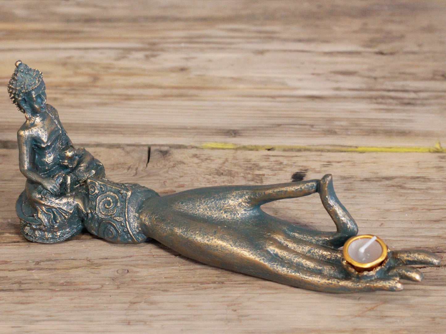 Antiker Buddha - Hand-Räuchergefäß