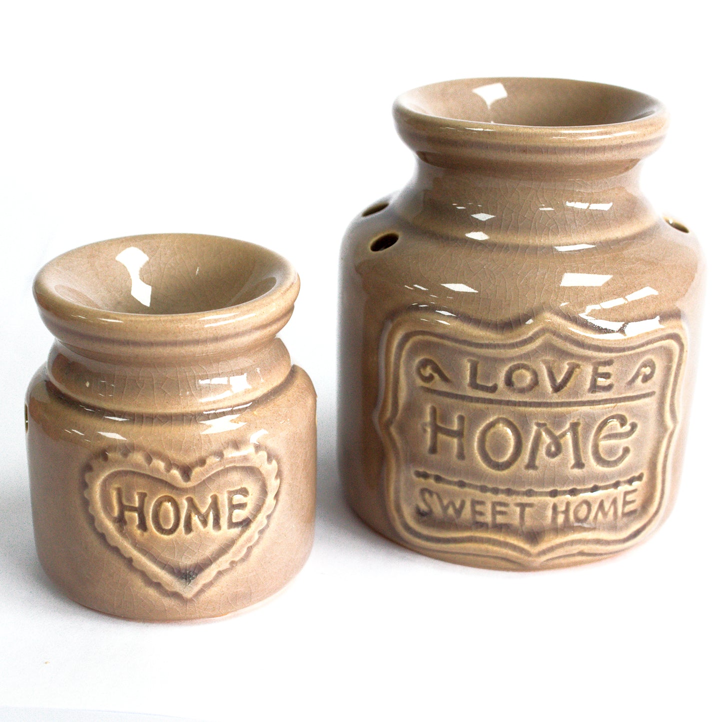Großer Ölbrenner - Grau - Love Home Sweet Home