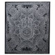 Colcha Doble Algodón B&N + Tapiz - Hamsa
