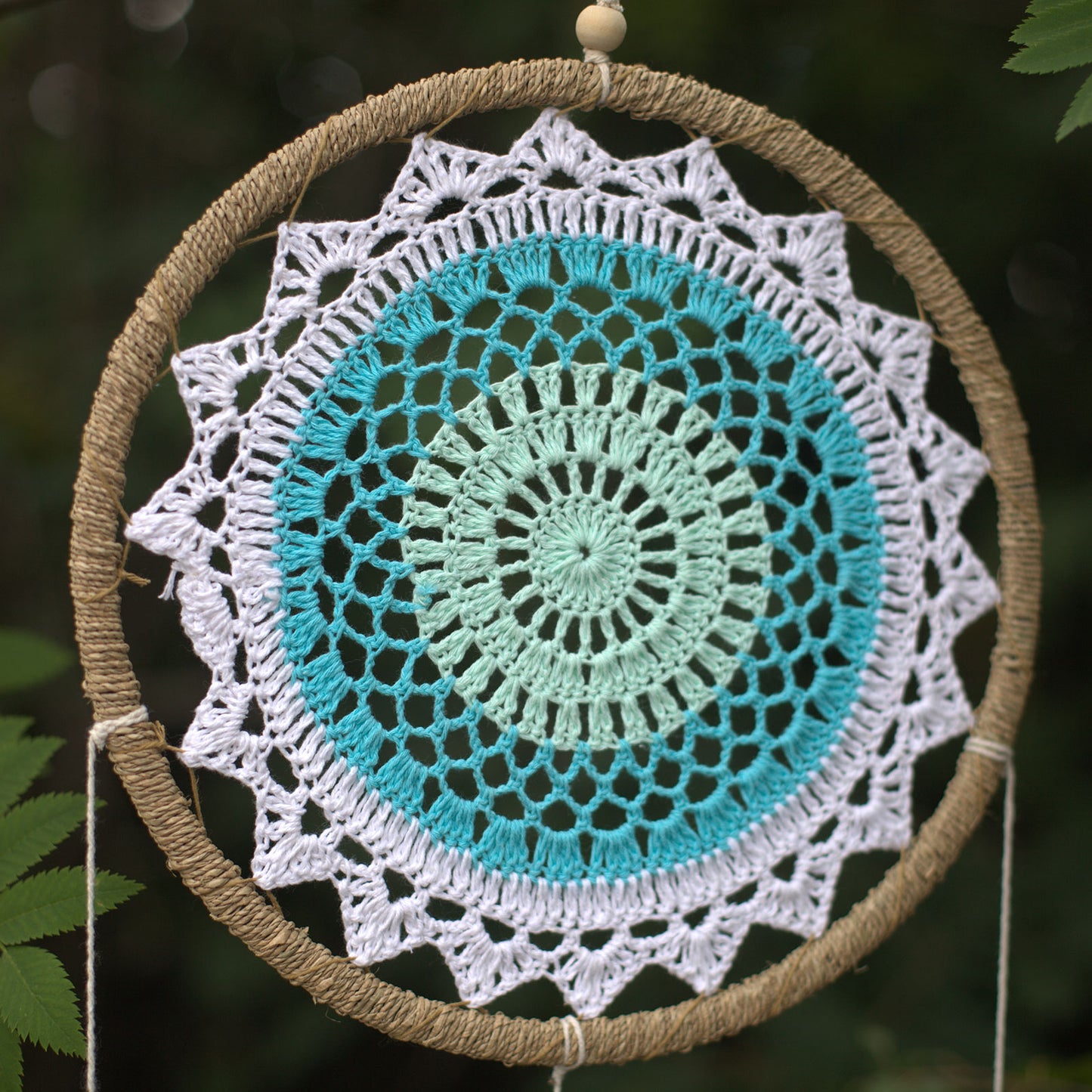 Attrape-rêves - Éléments turquoise moyen