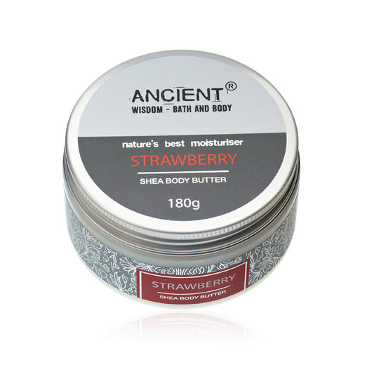 Shea-Körperbutter 180 g - Erdbeere
