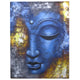Cuadro de Buda - Cara Azul Abstracta