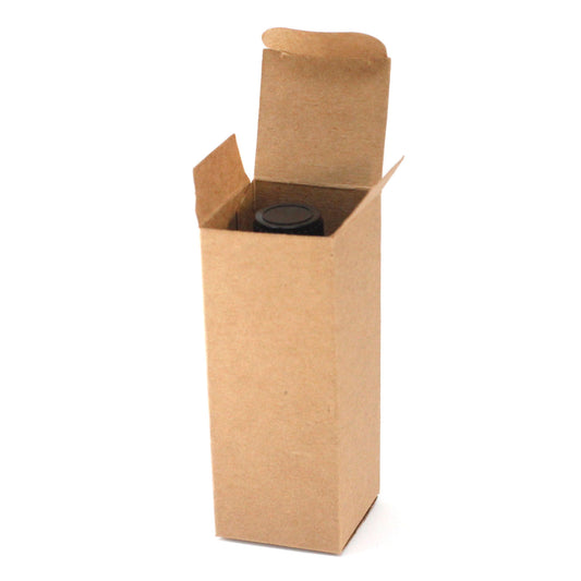 Box für 50ml Bernsteinflasche - Braun