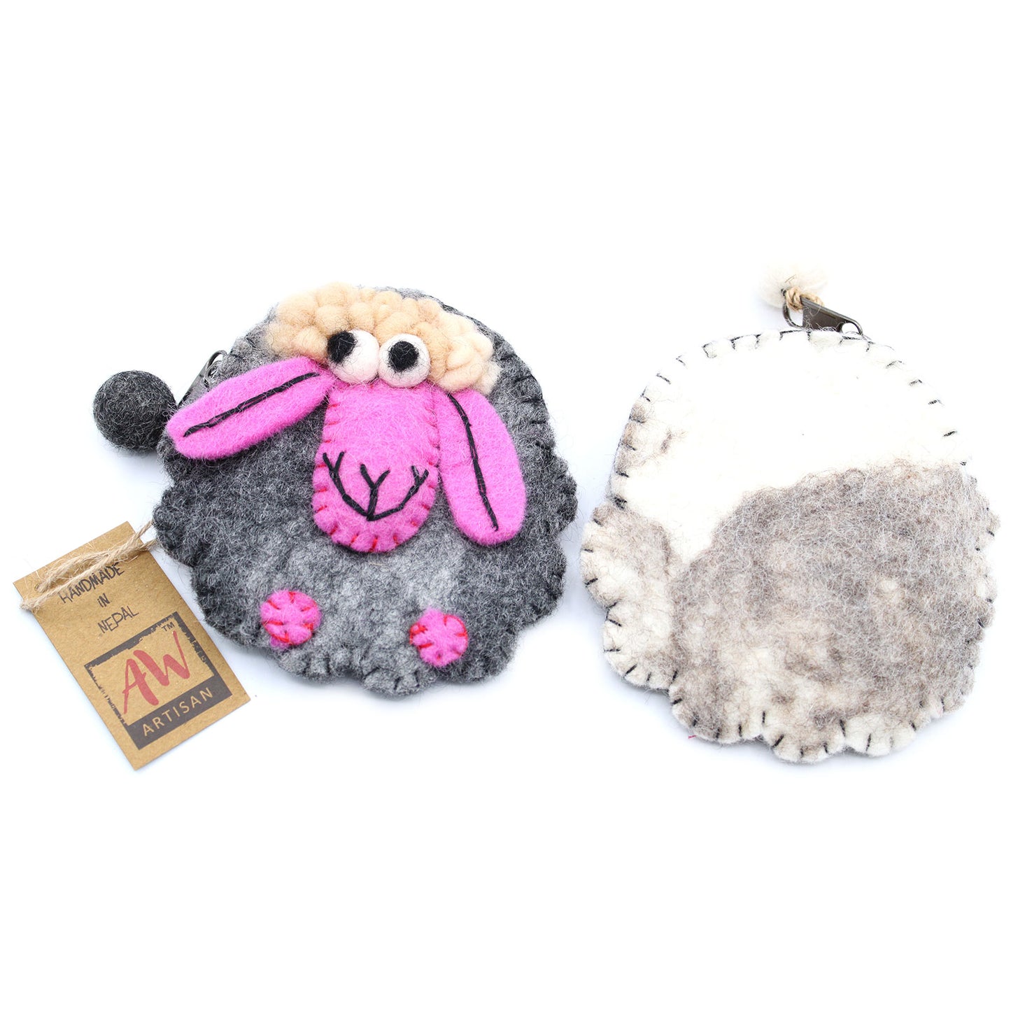 Naturfilz-Etui (sortiert) - Happy Sheep