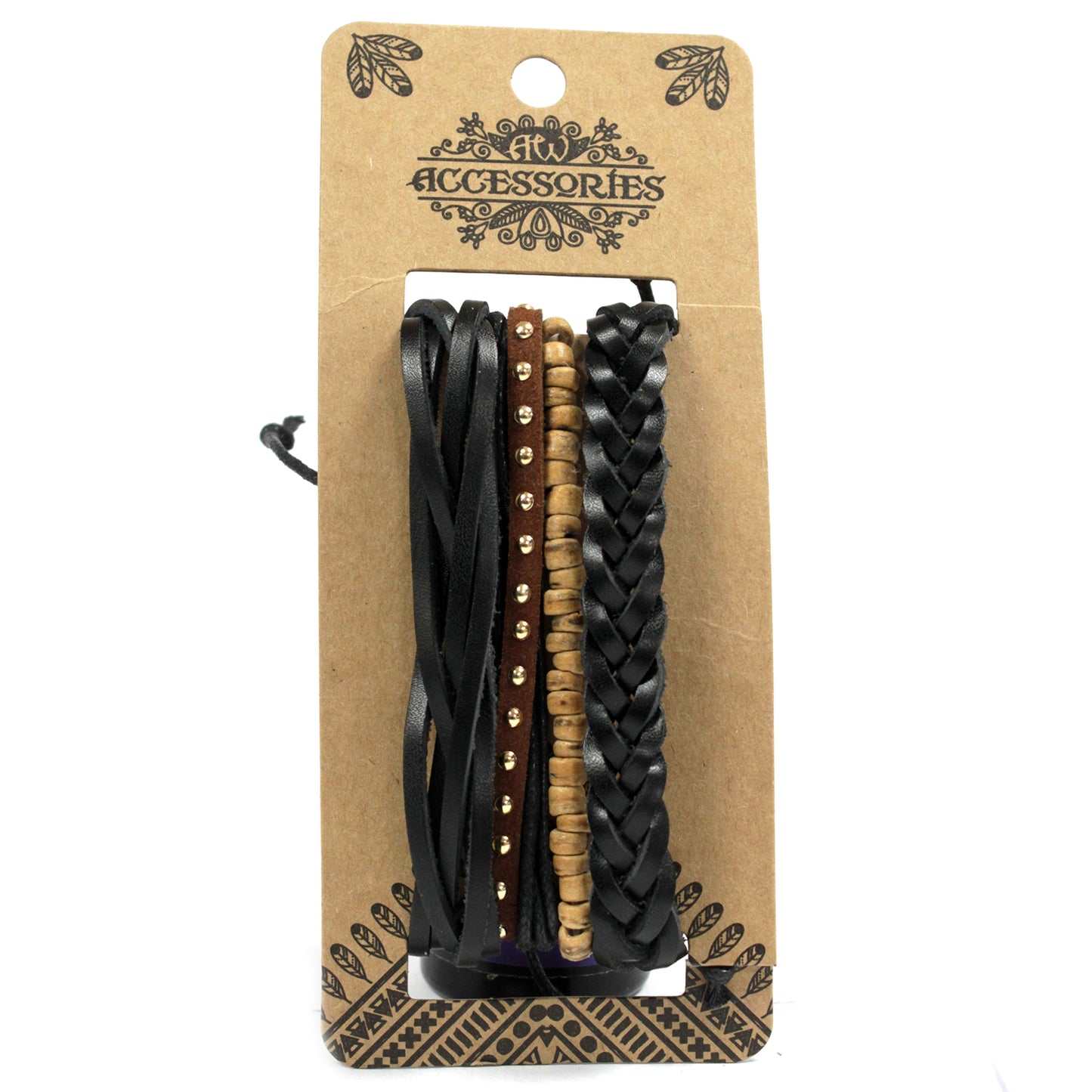 Herrenarmband – Schwarz (zufällige Farbe)