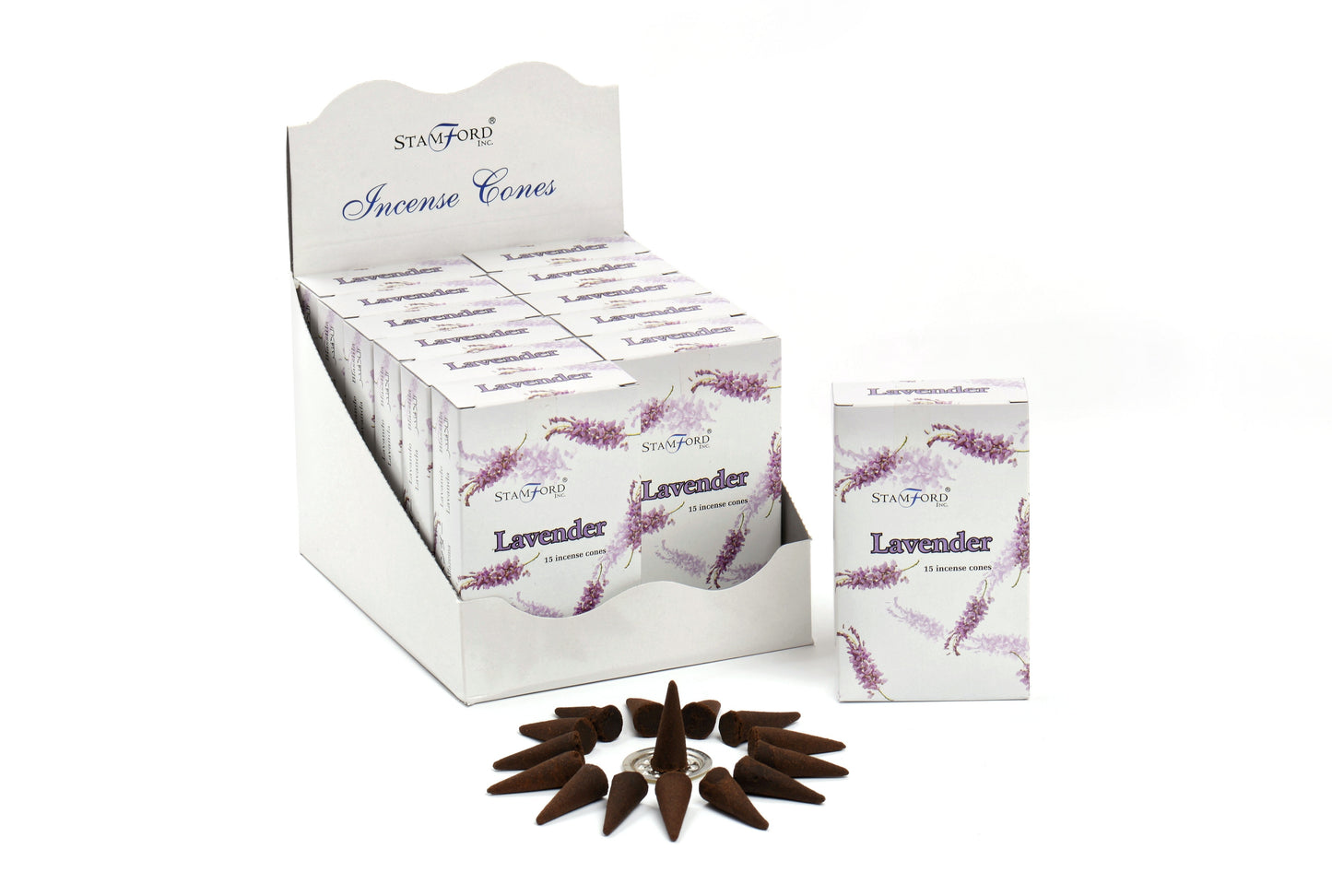 Lavendel-Räucherkegel