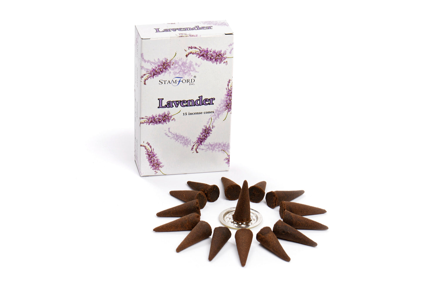 Lavendel-Räucherkegel