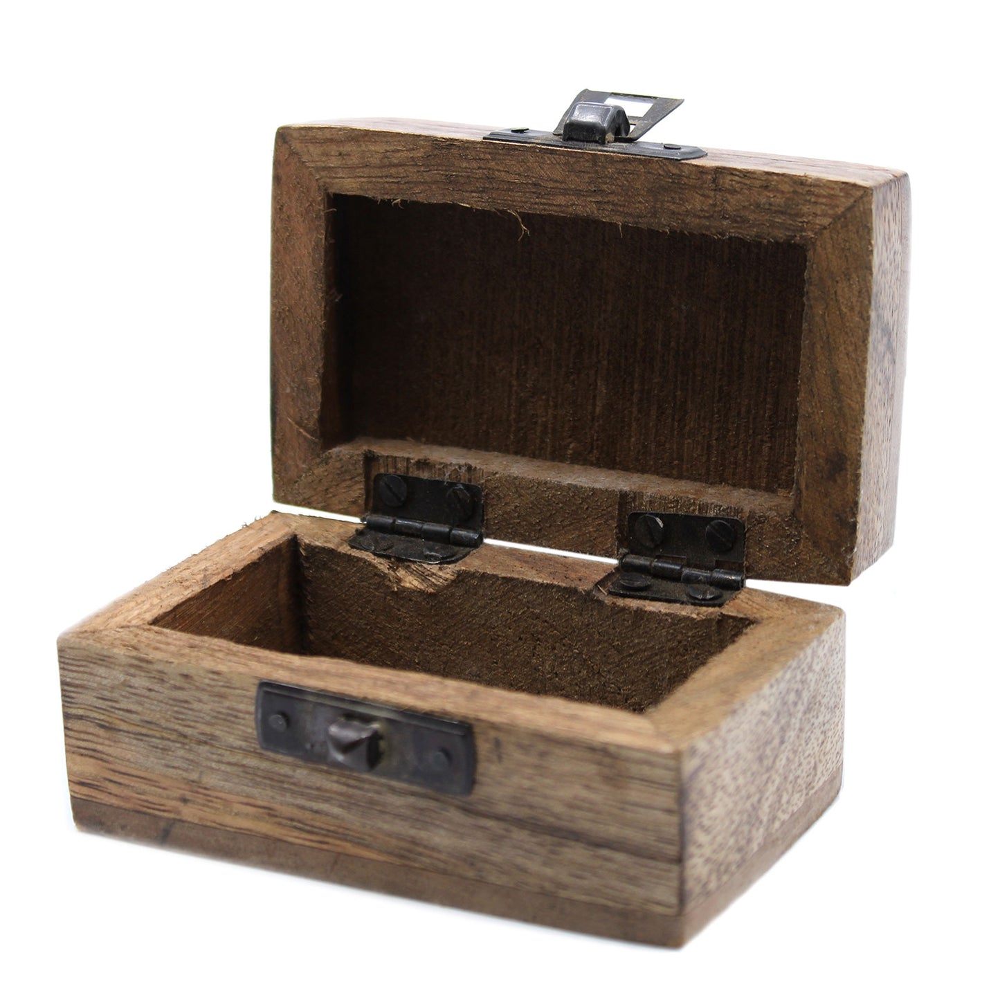 Weiße Holzbox - 3x1,5 Pillendose im slawischen Design