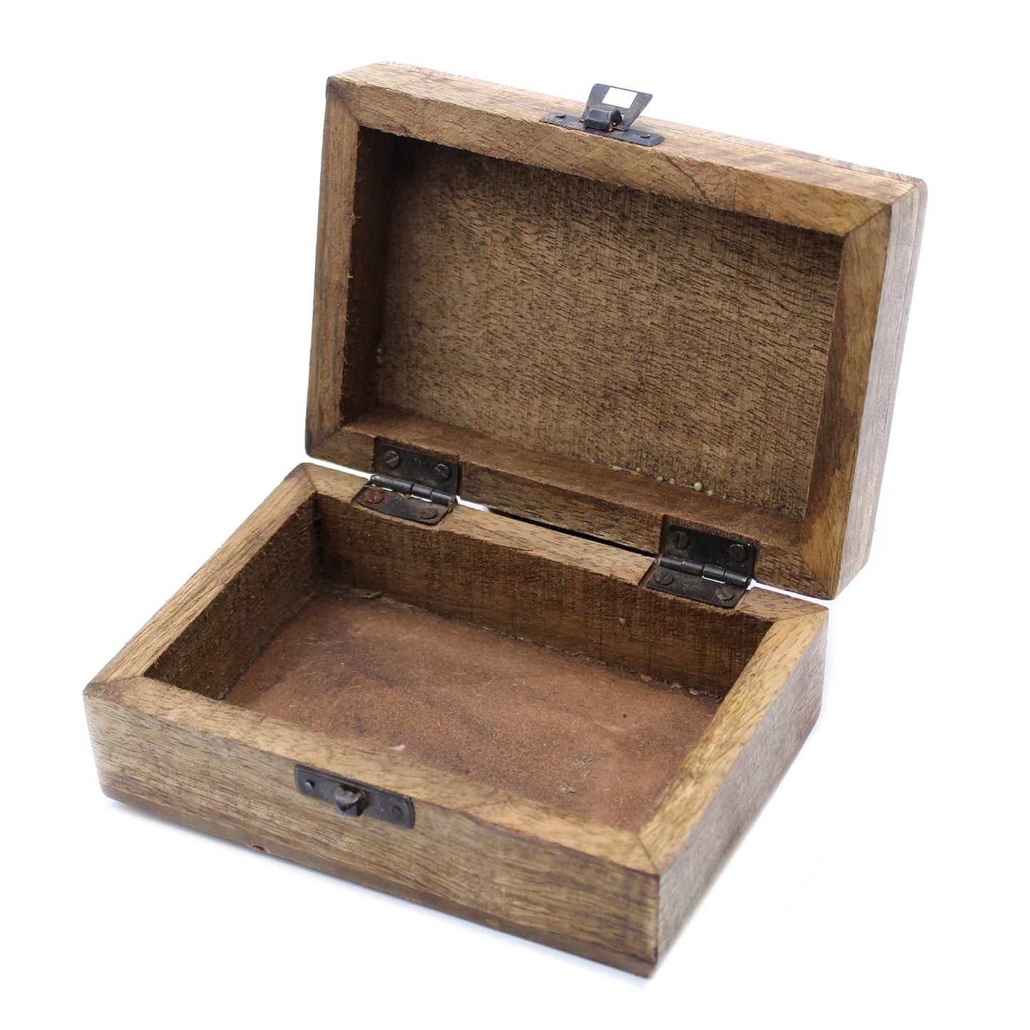 Weiße Holzbox - 6x4 Pillendose im slawischen Design