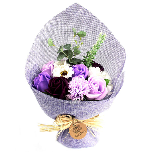 Seifenblumenstrauß - Lila