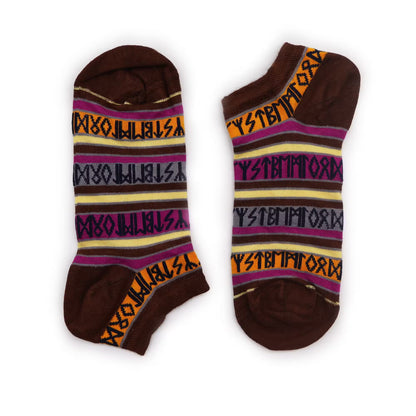 Hop Hare Bambus Niedrige Socken S/M (36-40) - Runensteine