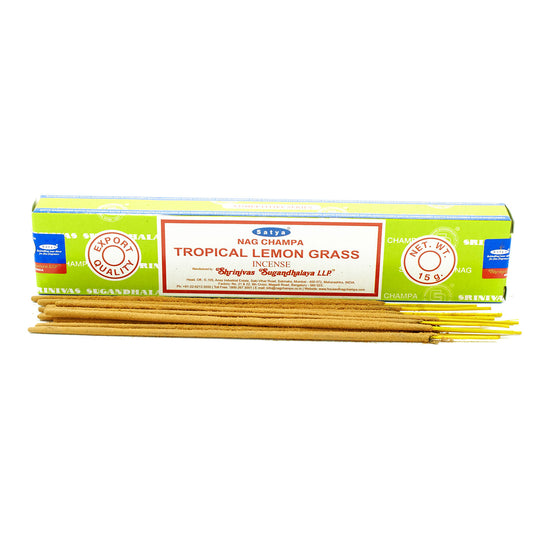 Satya Räucherstäbchen 15 g – Tropisches Zitronengras