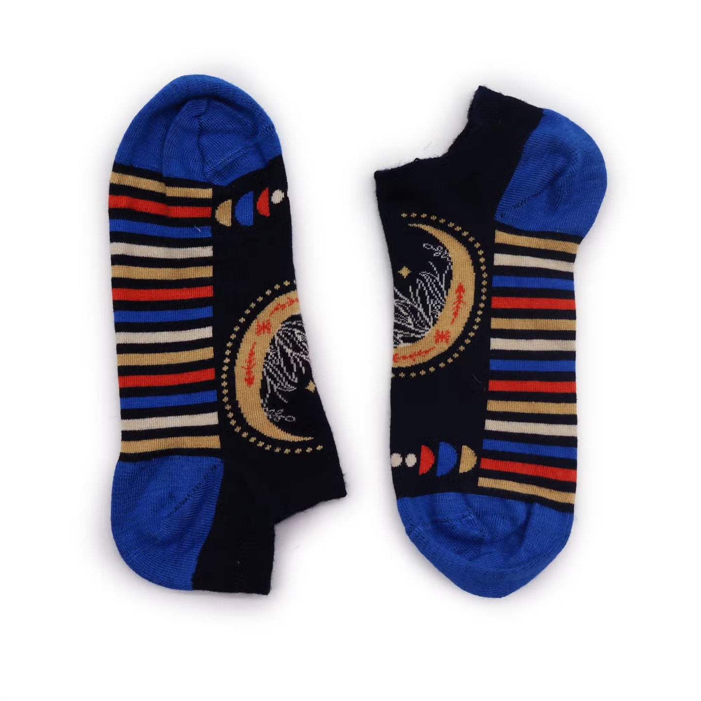 Chaussettes basses Hop Hare en bambou P/M (36-40) - Phases de lune