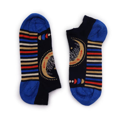Chaussettes basses Hop Hare en bambou P/M (36-40) - Phases de lune