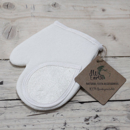 Natürliches Körperpeeling - Handschuh