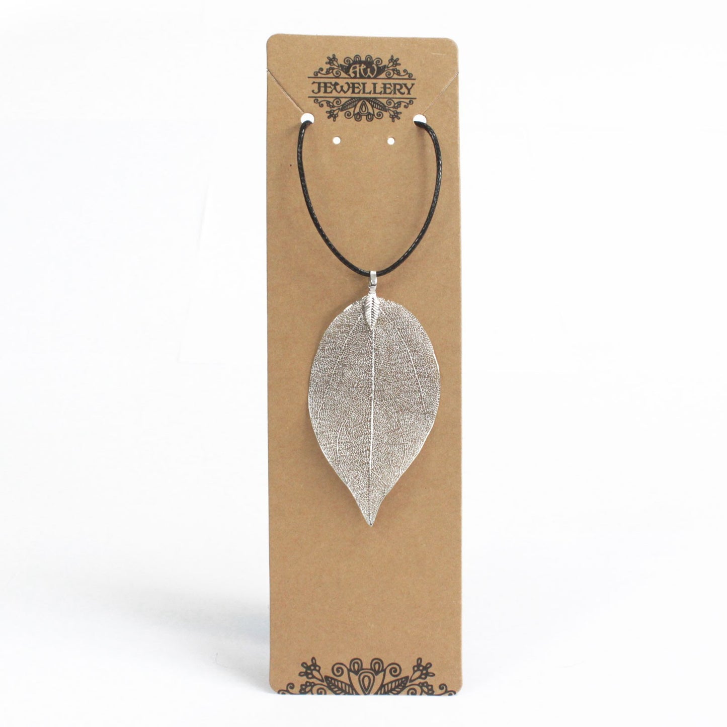 Halskette - Blatt der Tapferkeit - Silber