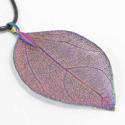 Collar Hoja Multicolor Sostenible
