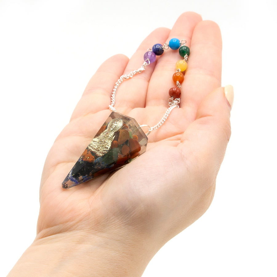 Orgonit-Kraftchakra-Pendel - Buddha