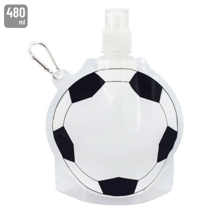 Bidón Plegable Diseño Balón Fútbol 480 ml