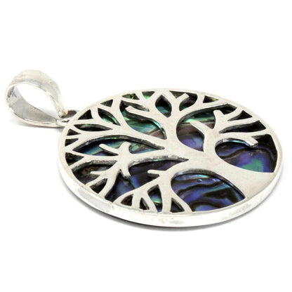 Colgante Plata Árbol de la Vida 30mm Abulón