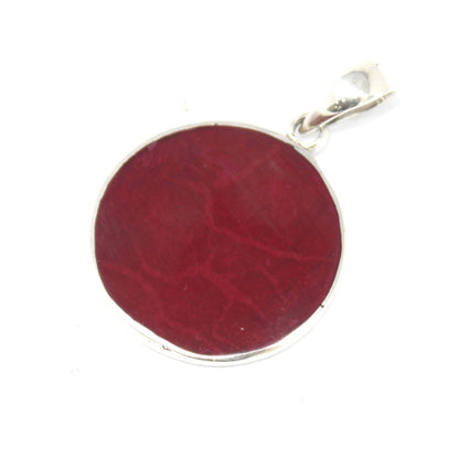 Colgante Plata Árbol de la Vida 22mm Coral