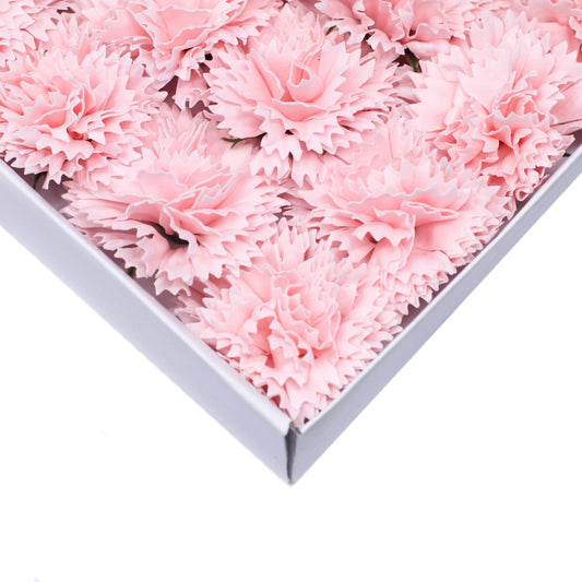 Seifenblumen-Bastelarbeiten - Nelken - Rosa
