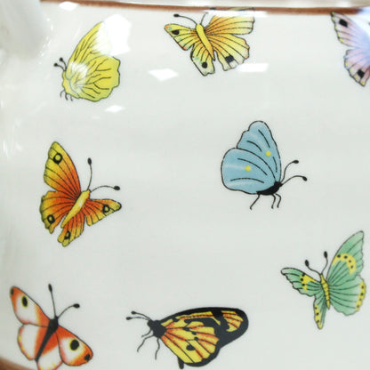 Set Tetera Cerámica Mariposas