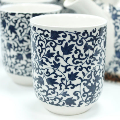 Set Tetera Cerámica Azul