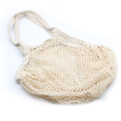 Bolsa de Malla de Algodón Puro - Natural
