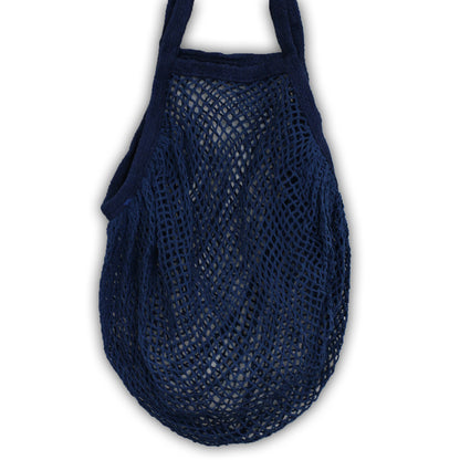 Bolsa de Malla de Algodón Puro - Denim