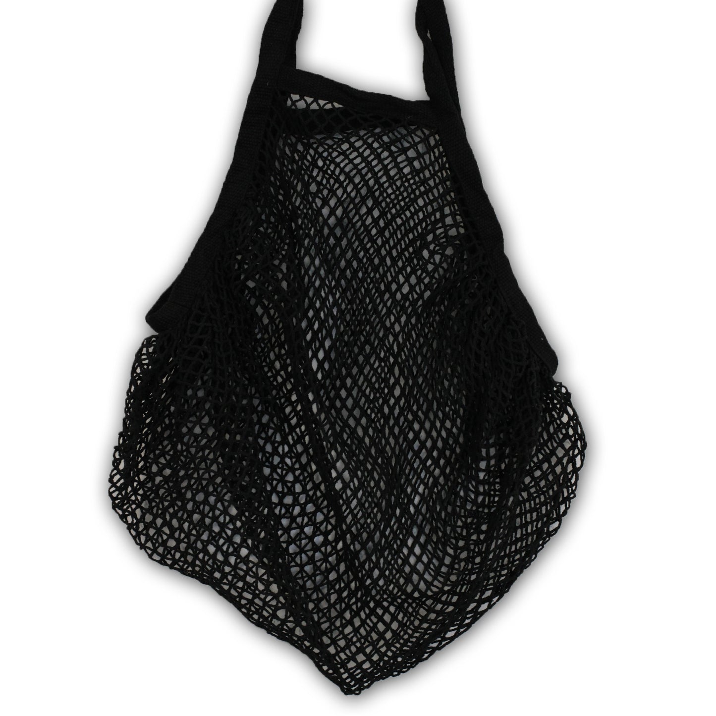 Netztasche aus reiner Baumwolle - Schwarz