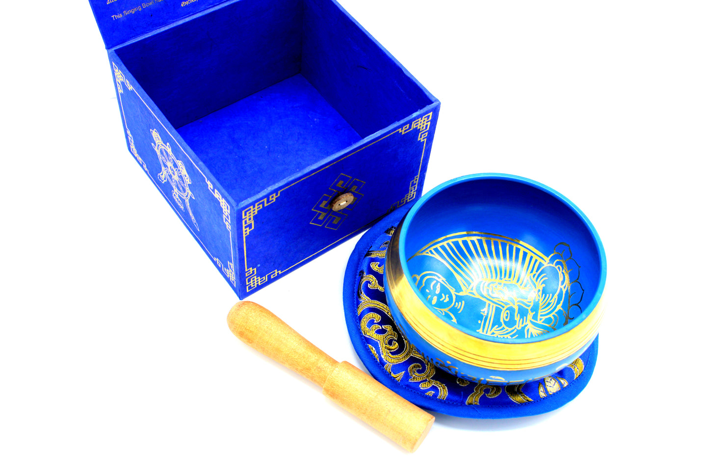 Tibetisches Klangschalen-Set – Medizinbuddha 10 cm (mindestens 500 g)