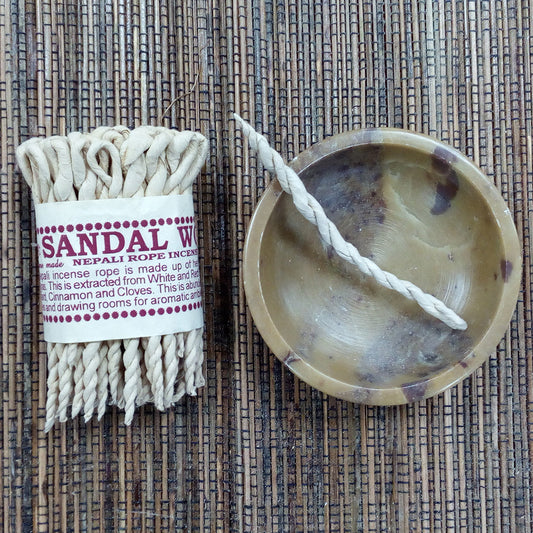 Räucherstäbchen Pure Herbs Sandelholz und Gewürzseil
