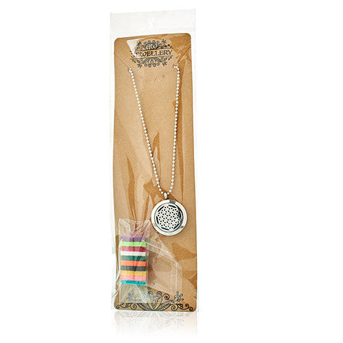 25 mm Aromatherapie-Diffusor-Halskette – Musiknote
