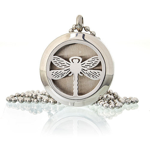 Aromatherapie-Diffusor-Halskette 25 mm - Libelle