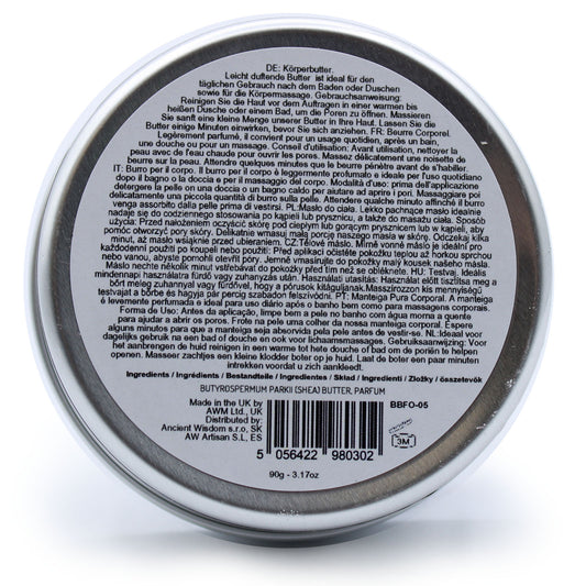 Duftende Shea-Körperbutter 90 g – Erdbeere
