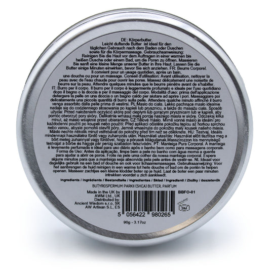 Duftende Shea-Körperbutter 90 g – Kokosnuss