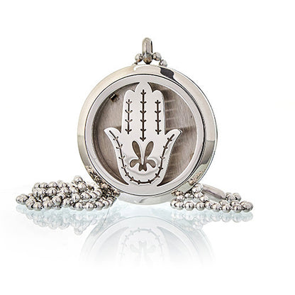 Collar Difusor Aromaterapia Mano Fátima 30mm