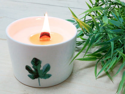 1 Vela botánica Mediana - Limón Madreselva