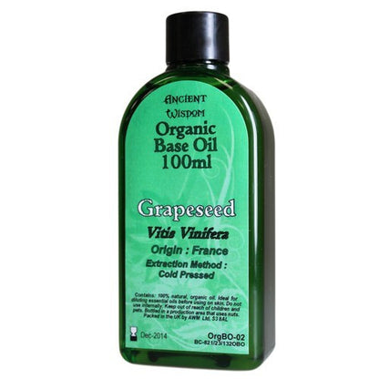 Aceite Base Orgánico Pepita de Uva 100ml