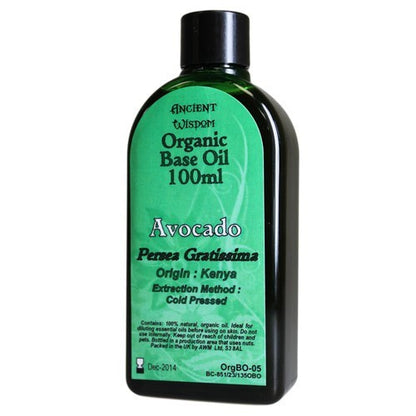 Aceite Base Orgánico Aguacate 100ml