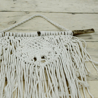 Tapiz Macramé Hogar y Corazón