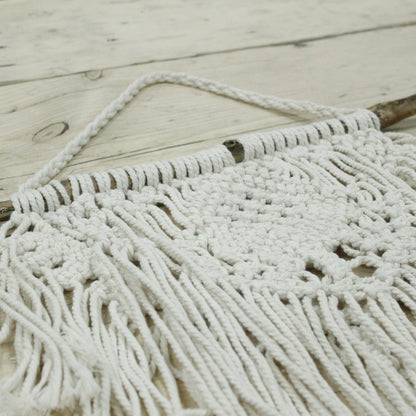 Tapiz Macramé Hogar y Corazón